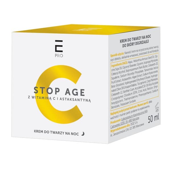 Pro Stop Age, krem do twarzy na noc