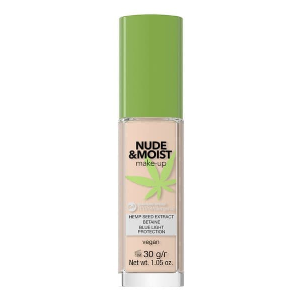 Nude&Moist Make-Up, fluid nawilżająco - odżywczy 02