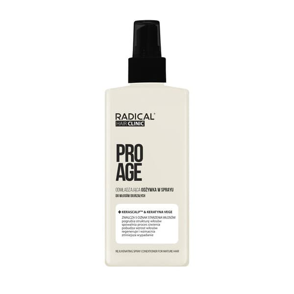 Farmona Radical Hair Clinic ProAge, odmładzająca odżywka w sprayu do włosów dojrzałych
