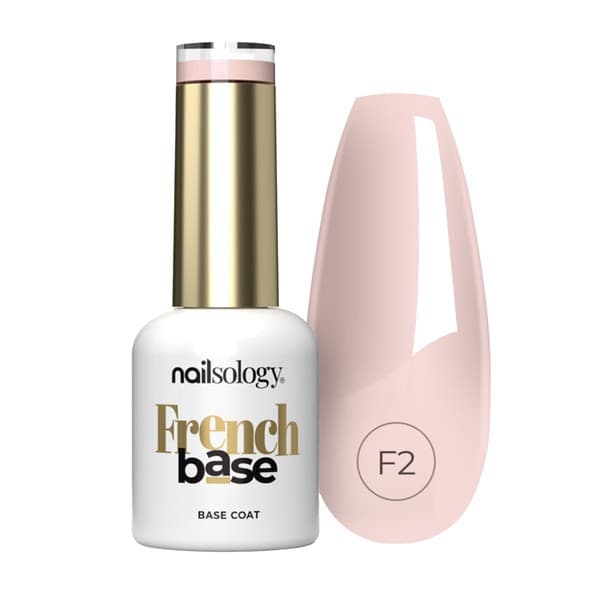 Nailsology French Base, kolorowa baza hybrydowa, F2 Cotton Candy