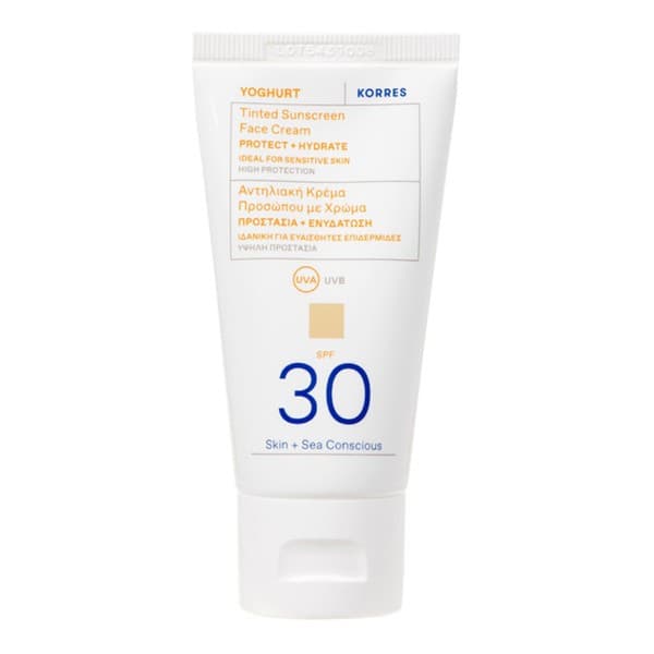 Yoghurt, ochronny krem koloryzujący do twarzy SPF 30