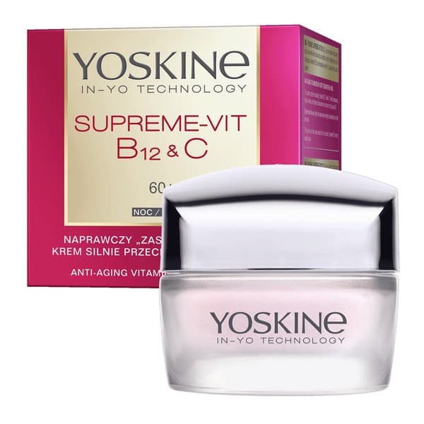 Supreme-Vit B12 & C, krem naprawczy 60+ na noc