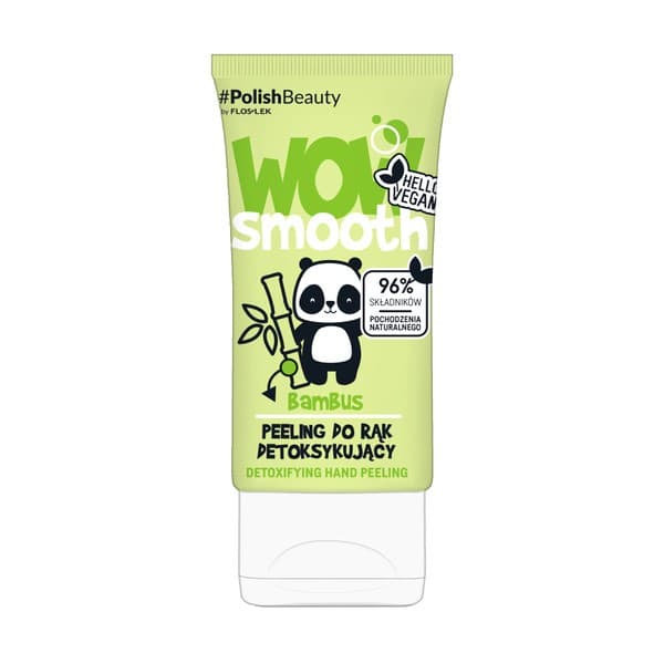 Flos-Lek WOW Smooth!, detoksykujący peeling do rąk Bambus