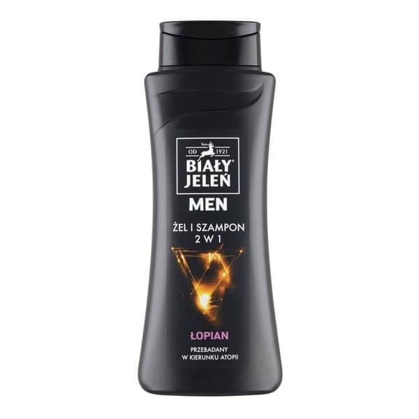 Men, żel i szampon 2 w 1 dla mężczyzn, łopian