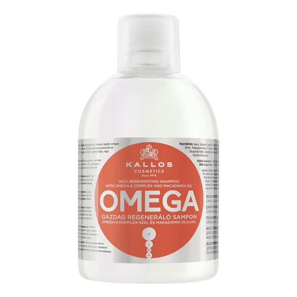 Kallos Omega, szampon z kompleksem Omega-6 i olejem makadamia