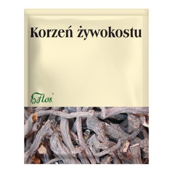 zioła do kąpieli, korzeń żywokostu