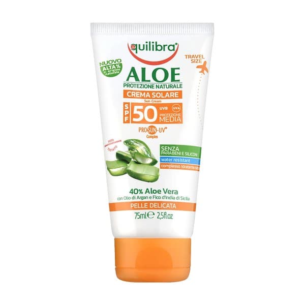 Aloe, aloesowy krem przeciwsłoneczny SPF 50+ UVA/ UVB