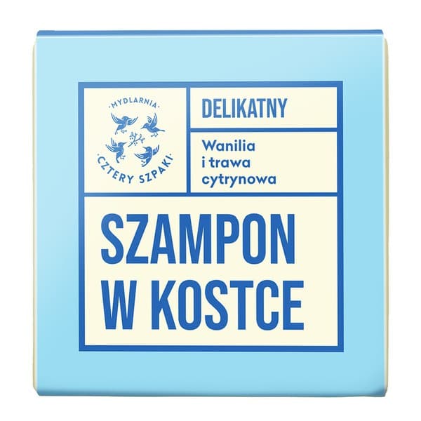 Mydlarnia 4 Szpaki, delikatny szampon w kostce