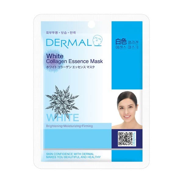 Dermal White Collagen Essence Mask, maska w płachcie
