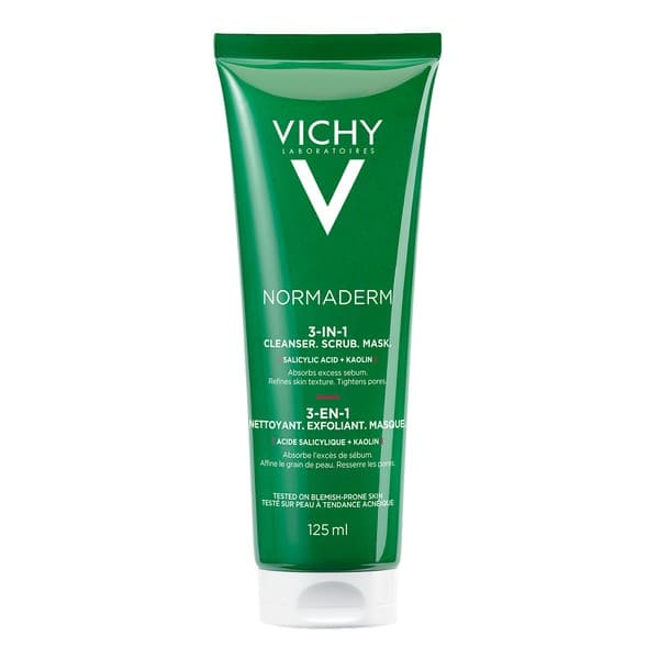 Normaderm, 3 w 1 Oczyszczanie, peeling, maska