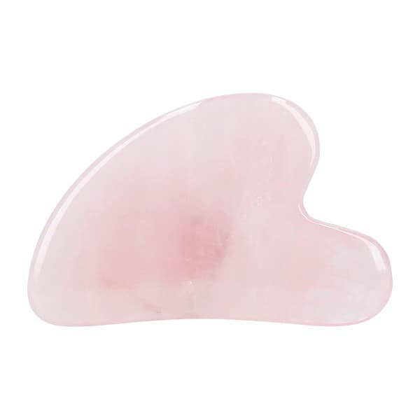 Kamień Gua Sha z różowego kwarcu