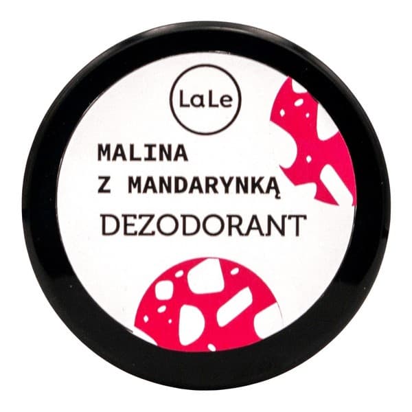 LaLe, dezodorant w kremie, malina z mandarynką