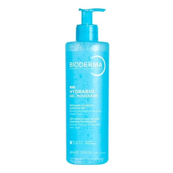 Hydrabio Gel Moussant, nawilżający żel do mycia twarzy 3 w 1