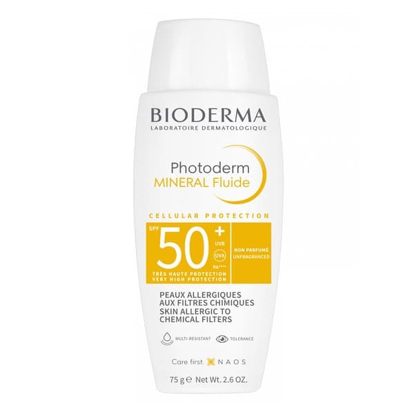 Photoderm Mineral Fluide SPF50+, dla skóry wrażliwej i alergicznej