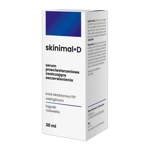 D, serum przeciwstarzeniowe zwalczające zaczerwienienia