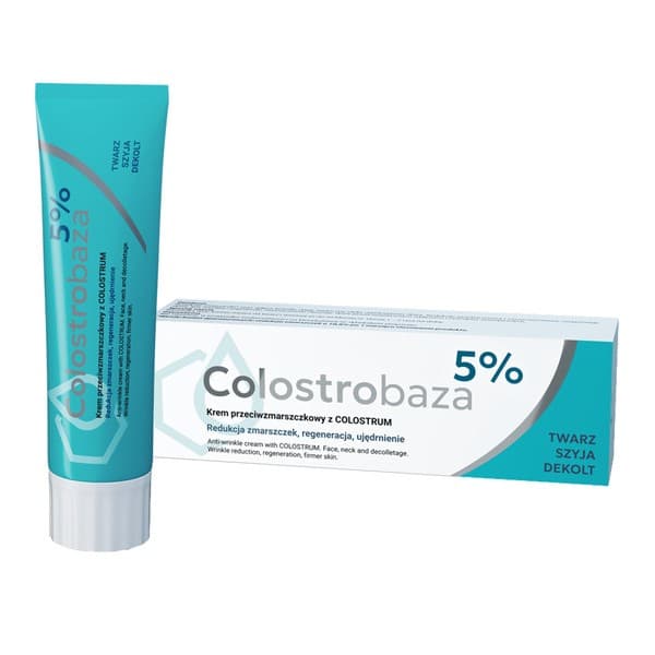 5%, krem przeciwzmarszczkowy z colostrum