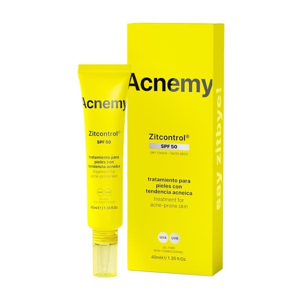 Zitcontrol SPF 50, krem przeciwsłoneczny do twarzy dla skóry z niedoskonałościami
