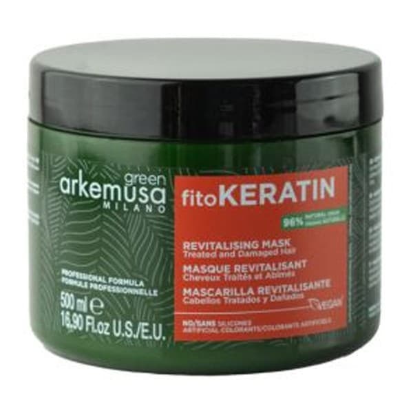 Green Arkemusa Milano FitoKeratin, rewitalizująca maska do włosów