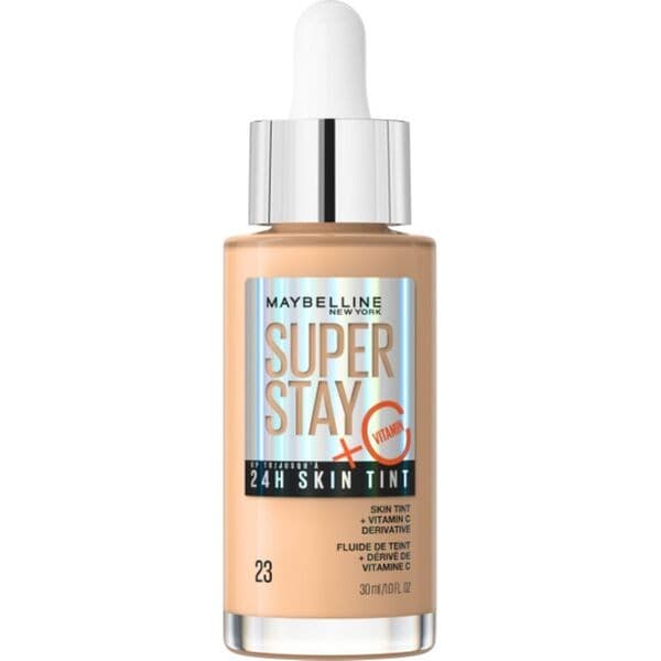Super Stay 24h Skin Tint, podkład rozświetlający z witaminą C, 23
