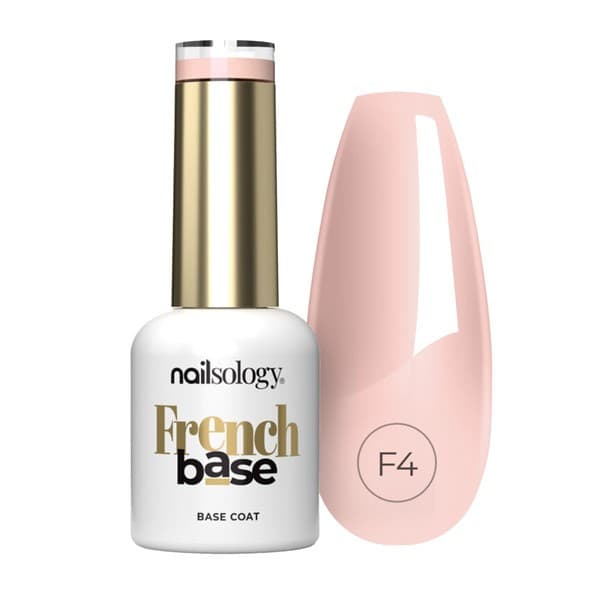 Nailsology French Base, kolorowa baza hybrydowa, F4 Cutie Pie