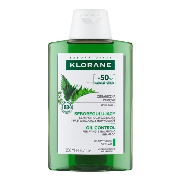 seboregulujący szampon z organiczną pokrzywą