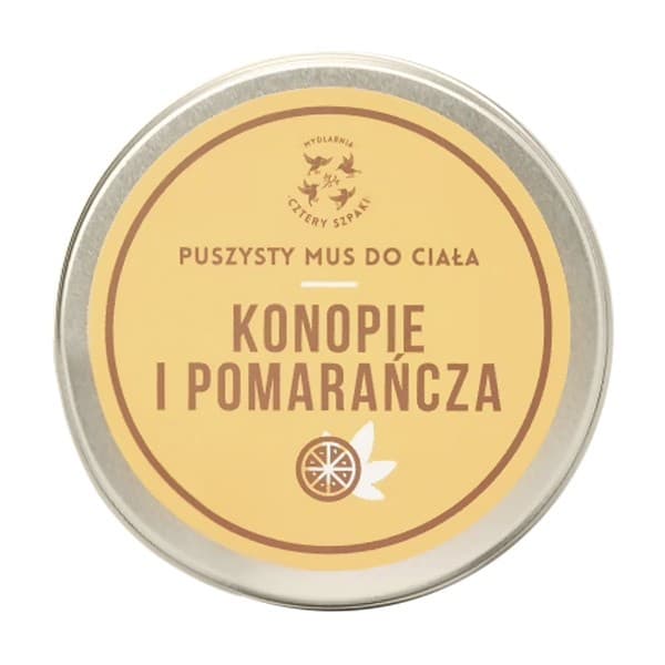 Mydlarnia 4 Szpaki, Konopie i Pomarańcza, mus do ciała