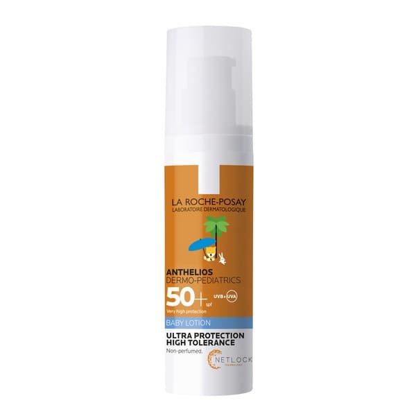 Anthelios Dermo-Pediatrics, ochronne mleczko do twarzy i ciała dla niemowląt i dzieci, SPF 50+