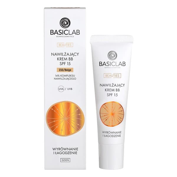 Beauties, nawilżający krem,BB SPF15, Beige