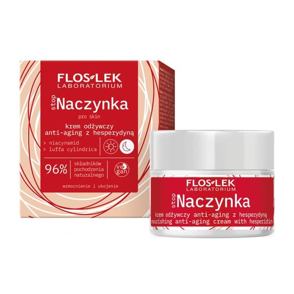 Flos-Lek Stop Naczynka, krem odżywczy anti-aging z hesperydyną