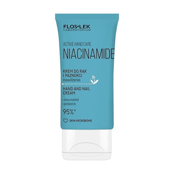 Flos-Lek Active Hand Care Niacinamide, krem do rąk i paznokci