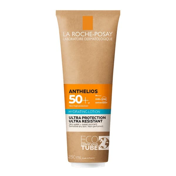 Anthelios, mleczko nawilżające do twarzy i ciała SPF 50+