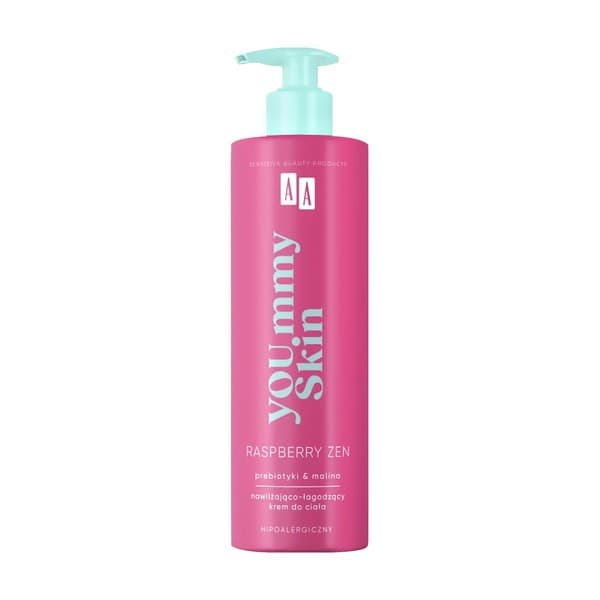 you.mmy skin Raspberry Zen, nawilżająco-łagodzący krem do ciała