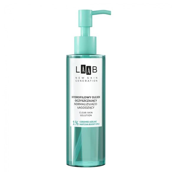 LAAB Clear Skin Solution, hydrofilowy olejek do demakijażu normalizująco-łagodzący