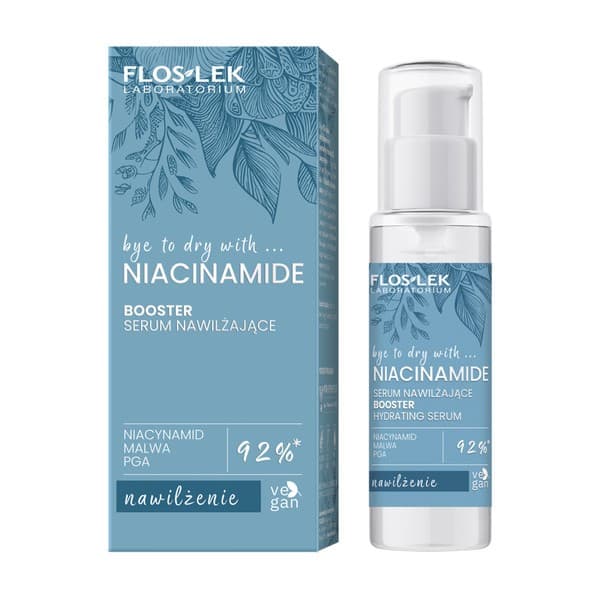 Flos-Lek Bye to Dry with Niacinamide Booster, serum nawilżające