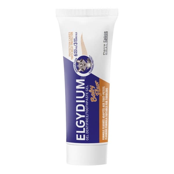 Baby Fluor, żelowa pasta do zębów przeciw próchnicy dla dzieci od 6. miesiąca życia