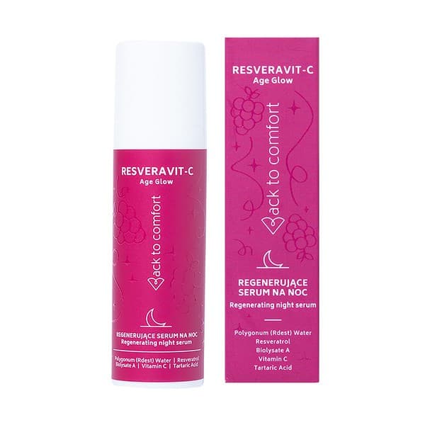 Resveravit-C Age Glow, serum regenerujące, na noc