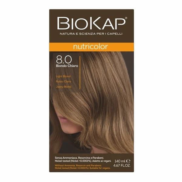 Nutricolor, farba do włosów, 8.0 jasny blond