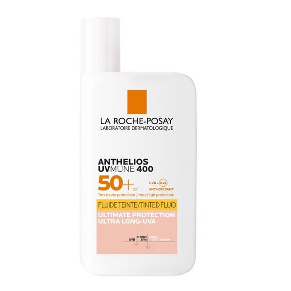 Anthelios, barwiący fluid SPF50+