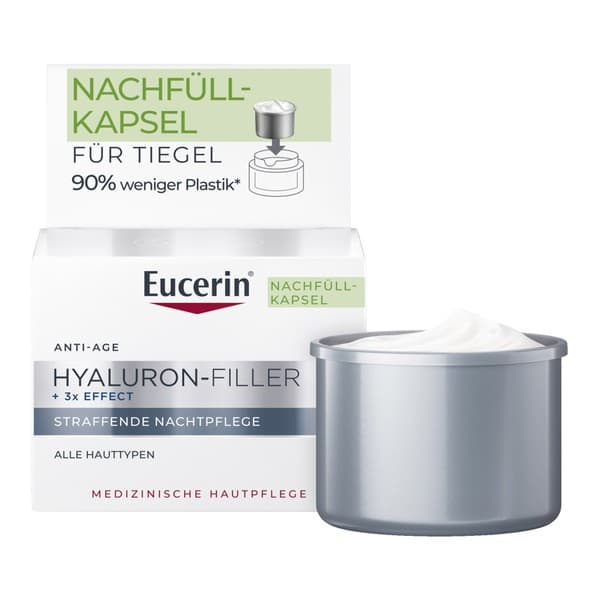 Hyaluron Filler, krem na noc przeciwzmarszczkowy, refill