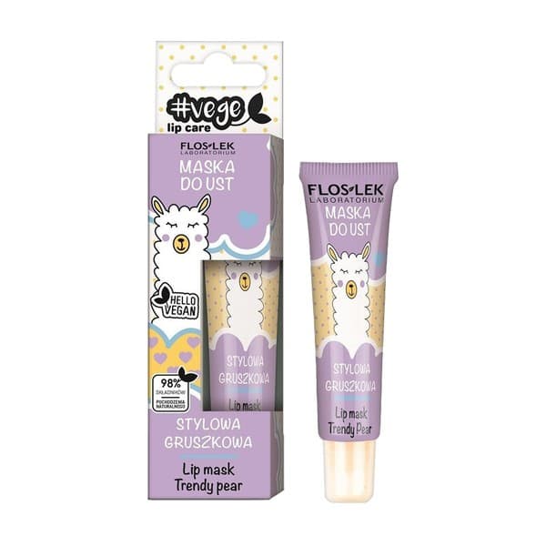 Flos-Lek, Vege Lip Care, maska do ust, stylowa gruszkowa