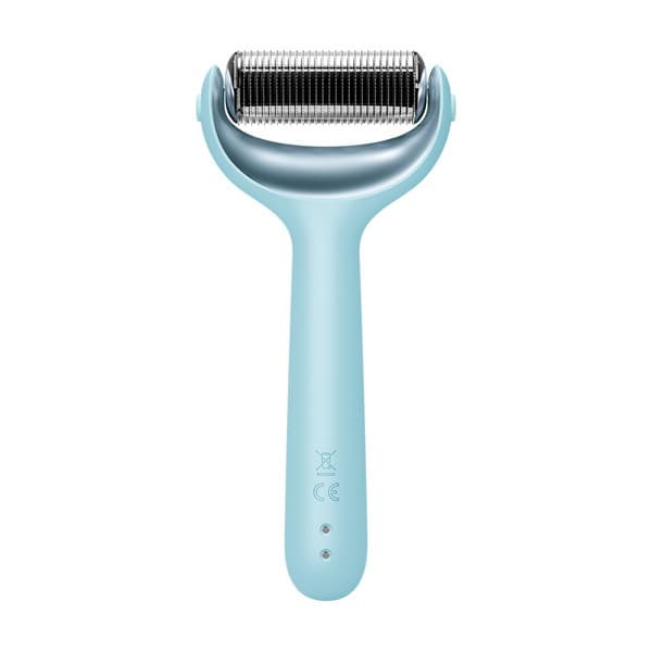 MicroNeedle Face & Body Roller 8 w 1, roller do mezoterapii mikroigłowej, turkusowy