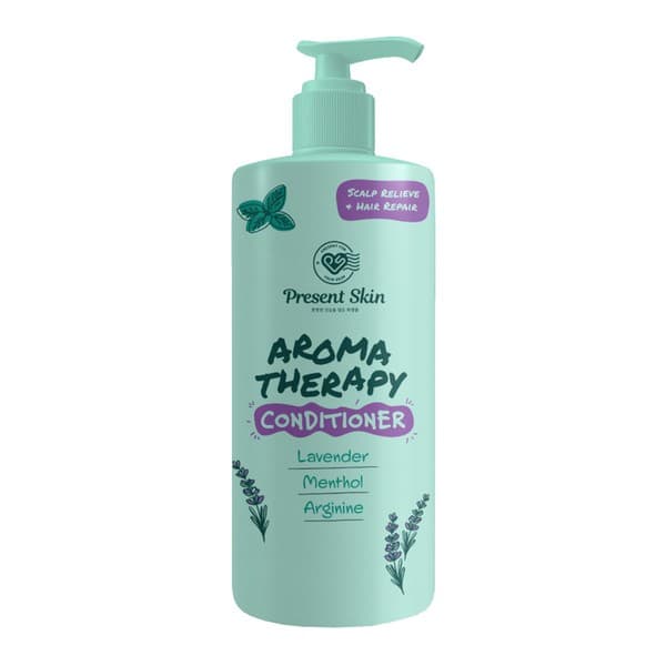 Present Skin Aromatherapy, odżywka nawilżająco-wzmacniająca z lawendą i mentolem
