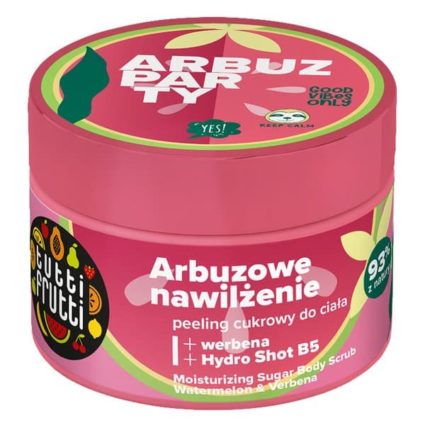 Farmona Tutti Frutti, peeling cukrowy, arbuzowe nawilżenie
