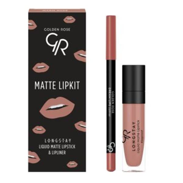 Matte Lipkit Zestaw do Ust Warm Nude