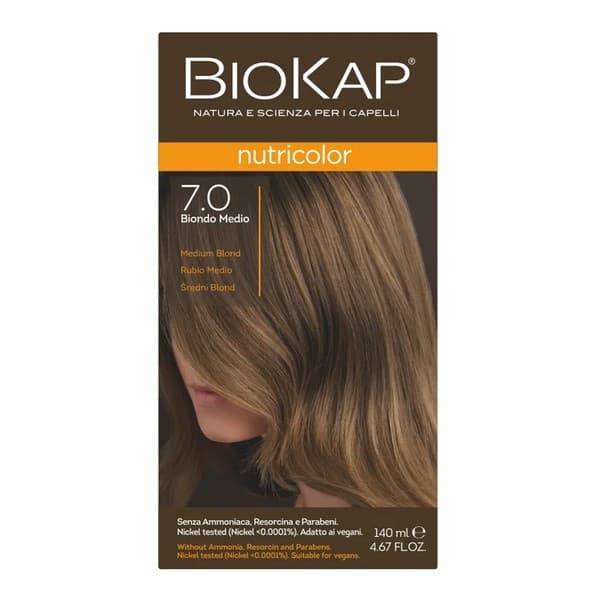Nutricolor, farba do włosów, 7.0 średni blond