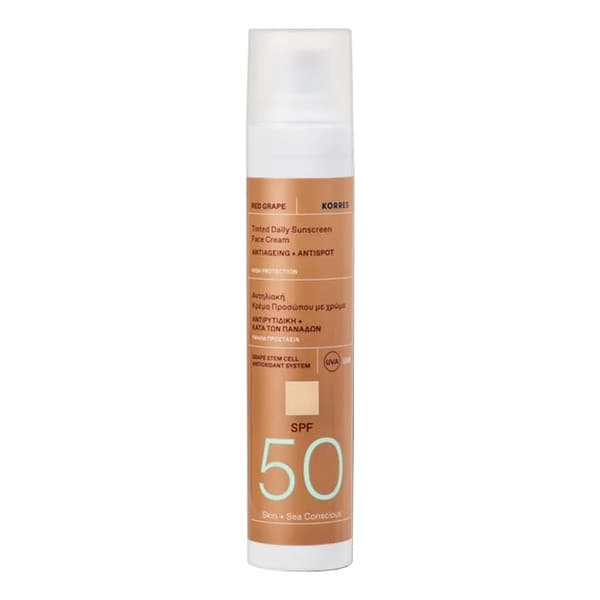 Red Grape, koloryzujący krem ochronny do twarzy SPF 50