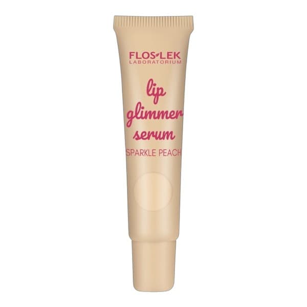 Flos-Lek Lip Care Glimmer, serum do ust, sparkle peach