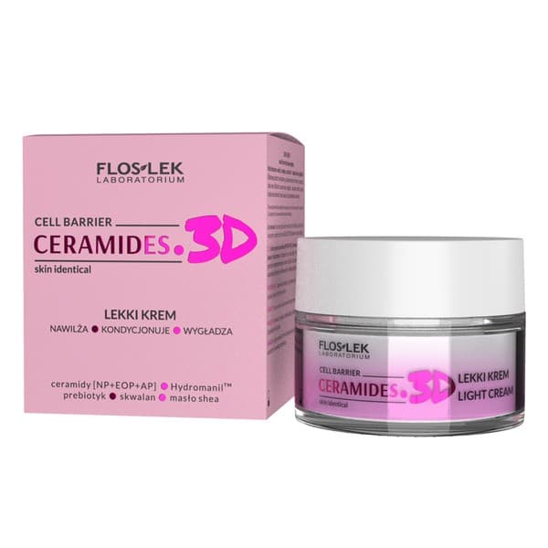 Flos-Lek Ceramides.3D, lekki krem nawilżający
