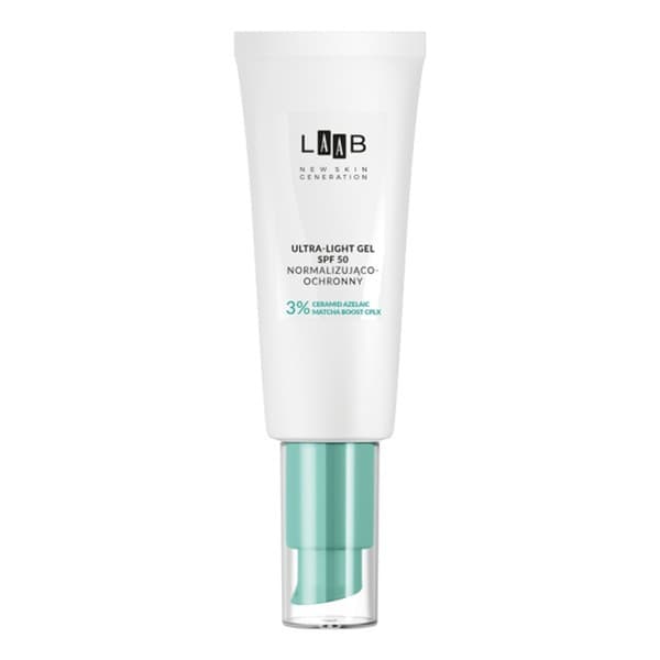 Laab Clear Skin Solution, normalizująco-ochronny żel SPF 50, Ultralight