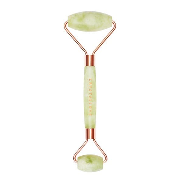 Masażer do twarzy z jadeitu - naturalnego kamienia młodości Jade roller Crystallove